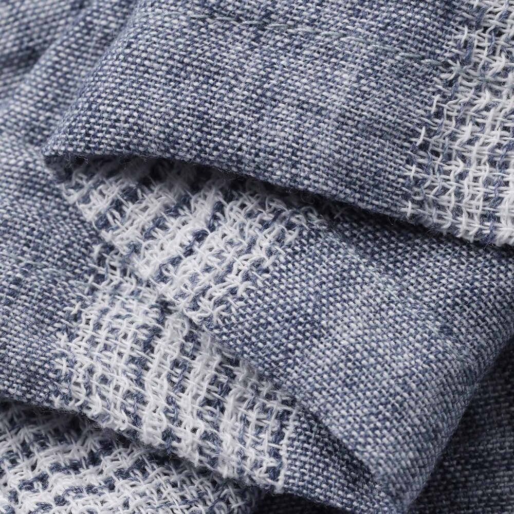 Navy Blue Casual Women's Lace Patchwork Shirt Top And Pants Set - Picture 7 of 7